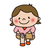 足の怪我を治療してもらった子供（女の子）