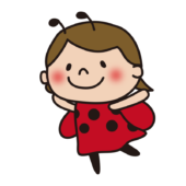 テントウムシの格好をした子供（女の子）2