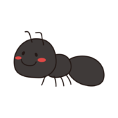 ほっぺの赤い蟻