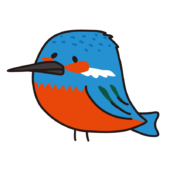 小鳥のカワセミ