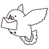 手紙を運ぶ白いハト