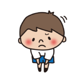 前屈のストレッチをする子供（男の子）