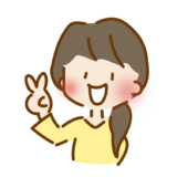 ピースをするゆるくて可愛い女の子