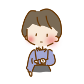 腕時計で時間を確認するゆるくて可愛い女の子