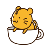 カップに入ったトラ