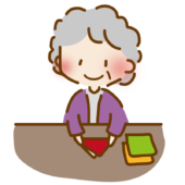 折り紙を楽しむゆるくて可愛いおばあさん