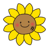 笑顔のヒマワリ