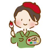 ゆるくて可愛い男性の画家