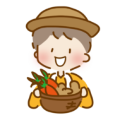 ゆるくて可愛い農家の男性