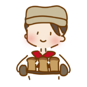 ゆるくて可愛いパン屋さんの男性