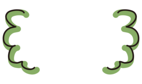 両側がフワフワの枠（緑）1