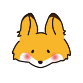 キツネの顔