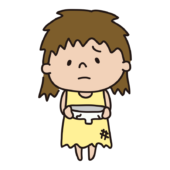 貧しくてお腹を減らしている子供1