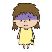 貧しくてお腹を減らしている子供3