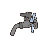 壊れて水漏れする蛇口