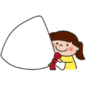 手形アート用花束（女の子2）