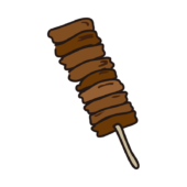 焼き鳥の皮（タレ）