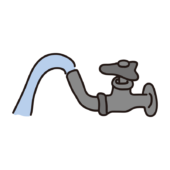 上向きに水が出る蛇口