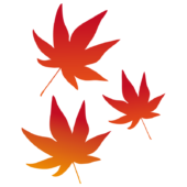 グラデーションのもみじ