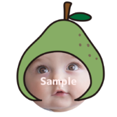 【顔はめ】洋ナシ