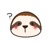 ハテナ？となっているなまけもの