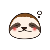 寝ているなまけもの