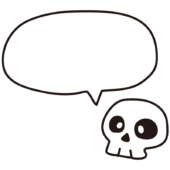 おしゃべりする骸骨