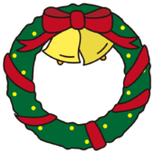 クリスマスのリース