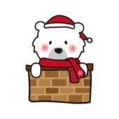 絵画。原画【クリスマスを迎えて可愛い熊ちゃん】 絵画 どうなつみ アイスとくまちゃん(8x10) 壁掛け かわいい