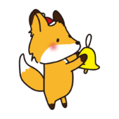 クリスマスの飾りつけをするキツネ