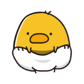 パンツおむつの中をのぞくまんまるひよこ