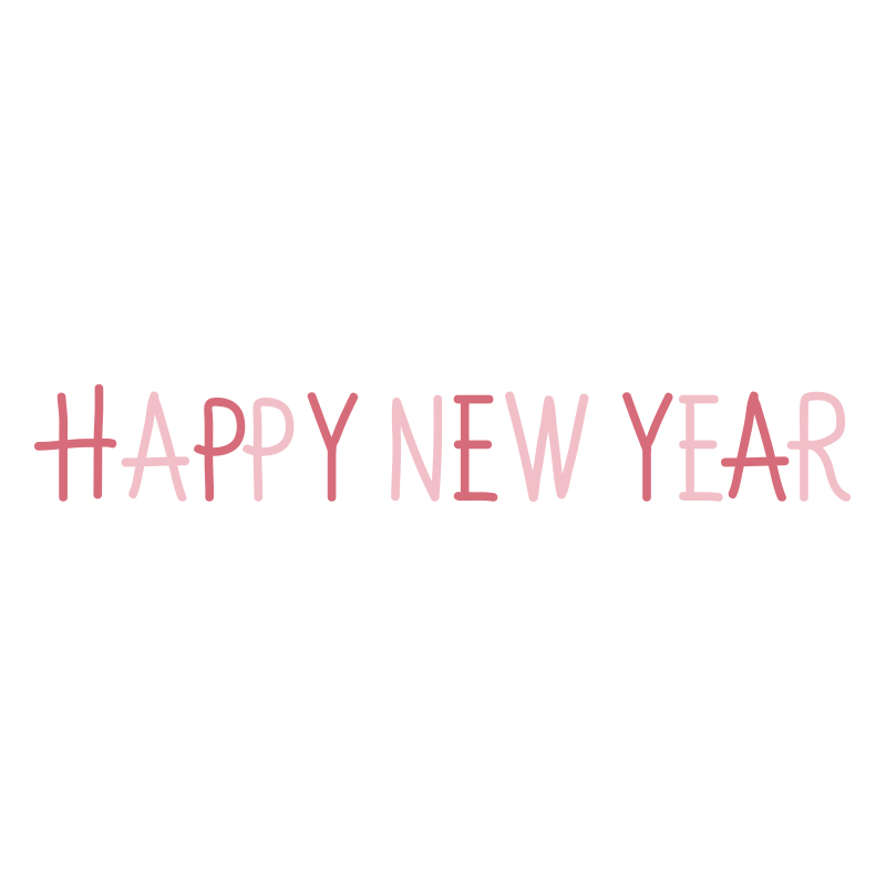 HAPPY NEW YEARの文字3