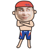 【顔はめ】スイミングスクールの男性のコーチ2