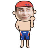 【顔はめ】スイミングスクールの男性のコーチ3