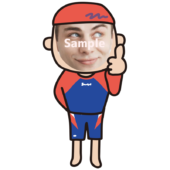 【顔はめ】スイミングスクールの男性のコーチ5