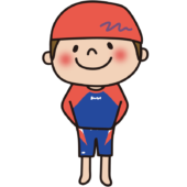 スイミングスクールの男性のコーチ4