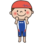 スイミングスクールの女性のコーチ3