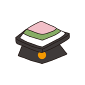 雛祭りの菱台と菱餅