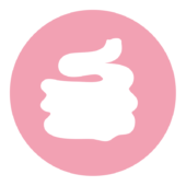 内臓のアイコン（小腸）