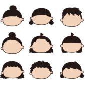 子供の顔セット7