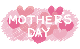 MOTHER'S DAYの文字