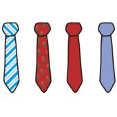 色々なネクタイ