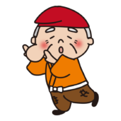 陽気に踊るこぶとりじいさんの優しいおじいさん