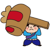 うちでの小槌を持っている一寸法師