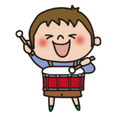 太鼓を叩く子供（男の子1）