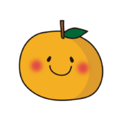 笑顔のみかん
