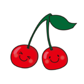 笑顔のさくらんぼ