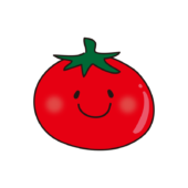 笑顔のトマト