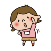 夏休みのラジオ体操をする子供（女の子1）