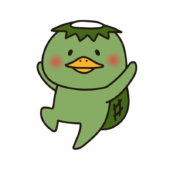 飛び跳ねる河童